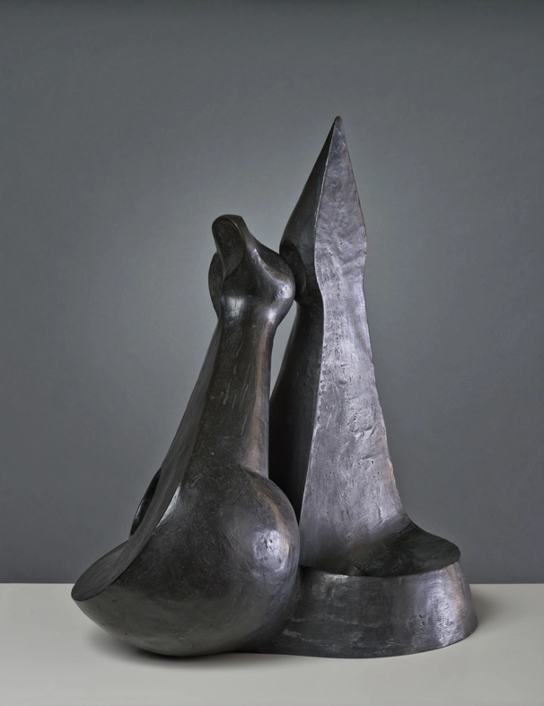 Sonja Ferlov Mancoba To levende væsner, 1936 Patineret bronze Courtesy ARoS