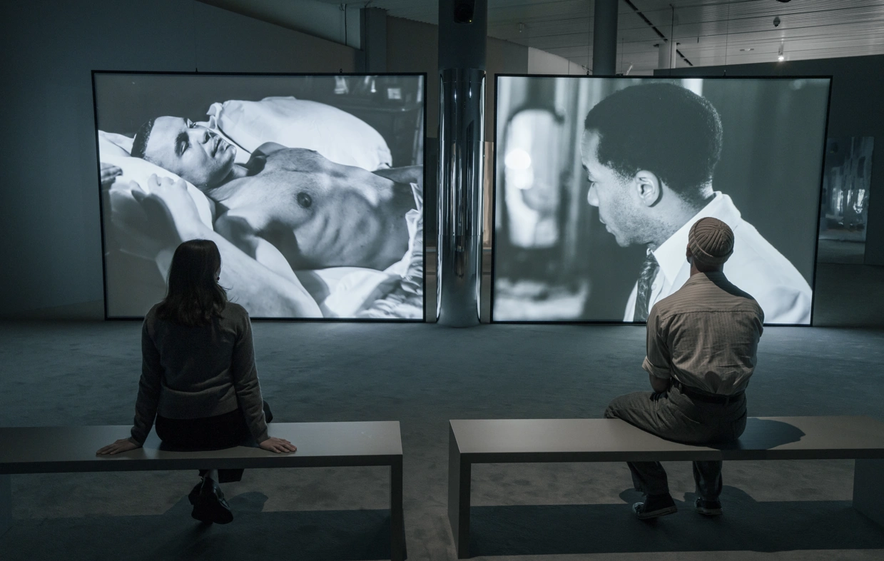 Isaac Julien – Once Again... (Statues Never Die), ARoS 2025. Foto: Mads Smidstrup ©ARoS 2025