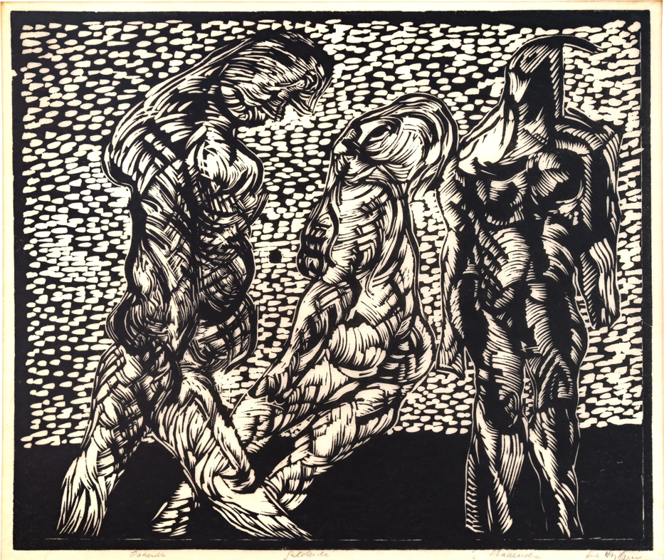  Svend Wiig Hansen, Torso, 1958, Foto: Mads Smidstrup, ARoS 2026 Svend Wiig Hansen, Gående, faldende, stående, u.å., Foto: Mads Smidstrup, ARoS 2026